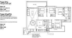 forett-at-bukit-timah-floor-plan-4-bedroom-d1a-singapore