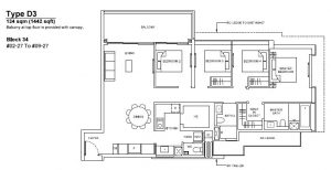 forett-at-bukit-timah-floor-plan-4-bedroom-d3-singapore